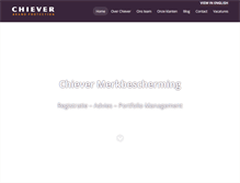 Tablet Screenshot of chiever.nl